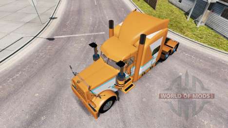 La piel para el Chad Blackwell Peterbilt 389 tra para American Truck Simulator
