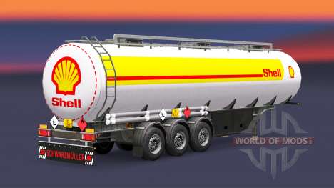 La piel de Shell para el combustible remolque para Euro Truck Simulator 2