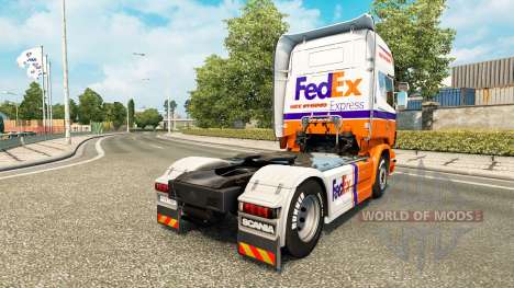 FedEx Express piel para Scania camión para Euro Truck Simulator 2