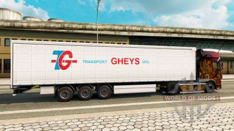 La piel de Transporte Gheys en semi para Euro Truck Simulator 2