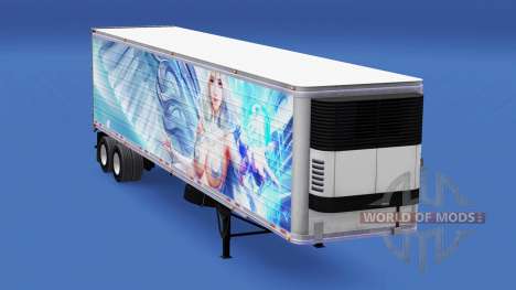La piel LeL en refrigerada semi-remolque para American Truck Simulator