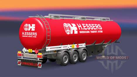 La piel H. Essers de combustible semi-remolque para Euro Truck Simulator 2