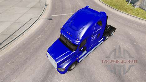 Скин compañía Nacional на Freightliner Cascadia para American Truck Simulator