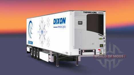 Semi-remolque frigorífico Chereau Dixon para Euro Truck Simulator 2