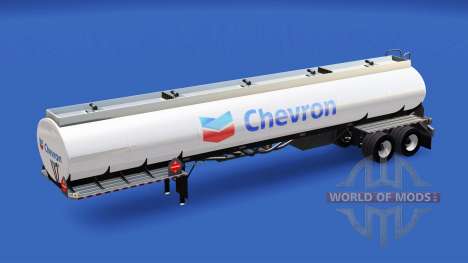 La piel de Chevron en el tanque de combustible para American Truck Simulator