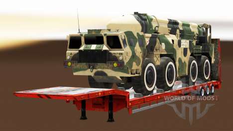 Semi llevar equipo militar v1.5.1 para Euro Truck Simulator 2
