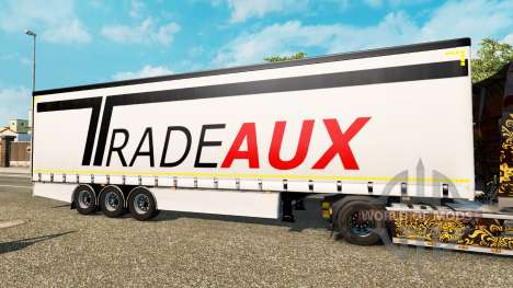 Cortina semirremolque Krone Tradeaux para Euro Truck Simulator 2