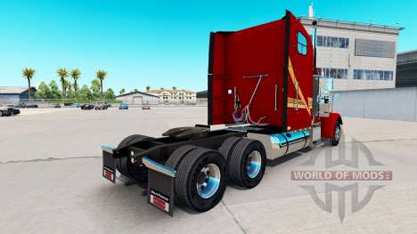 La piel Beggett en el camión Freightliner Classi para American Truck Simulator