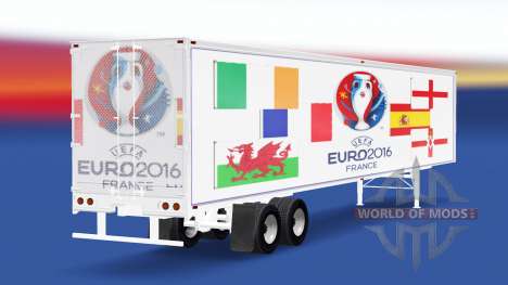 La piel Euro 2016 v3.0 en el semi-remolque para American Truck Simulator