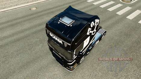 V8 piel para Scania camión para Euro Truck Simulator 2