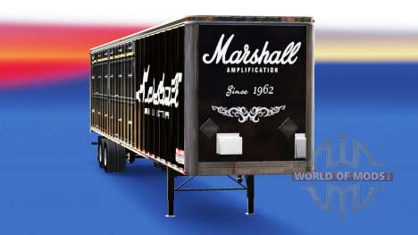 La piel Marshall en el remolque para American Truck Simulator