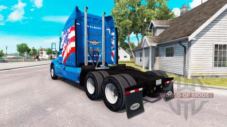 La piel Walmart USA camión Peterbilt para American Truck Simulator