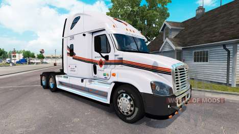 La piel METROPOLITANA de camión Freightliner Cas para American Truck Simulator