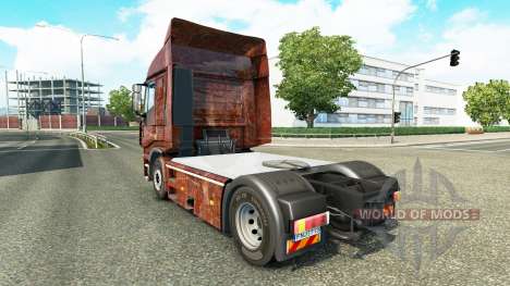 La piel Oxidado en el camión Iveco para Euro Truck Simulator 2