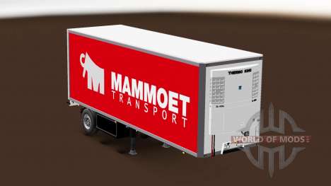 Semitrailer el refrigerador de la Corona de Mamm para Euro Truck Simulator 2