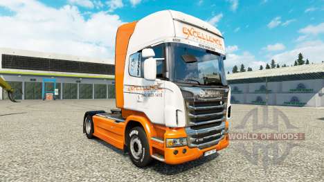 La excelencia de Transportes de la piel para Sca para Euro Truck Simulator 2