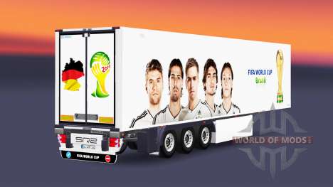 Semirremolque refrigerado ES Copa Mundial de la  para Euro Truck Simulator 2