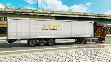La piel Derdaele en semi para Euro Truck Simulator 2