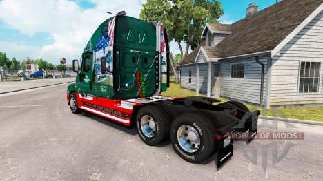 Скин INTERESTATAL 80 Años de на Freightliner Cas para American Truck Simulator