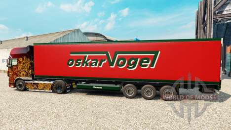 La piel Oskar Vogel en el semirremolque-el refri para Euro Truck Simulator 2