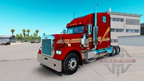 La piel Beggett en el camión Freightliner Classi para American Truck Simulator