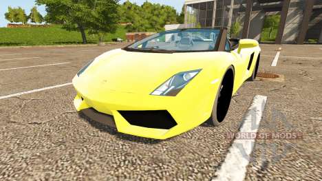 Lamborghini Gallardo Spyder para Farming Simulator 2017