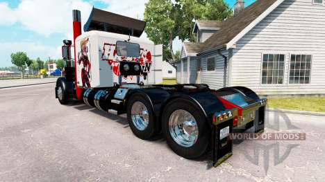 Harley Quin piel para el camión Peterbilt 389 para American Truck Simulator