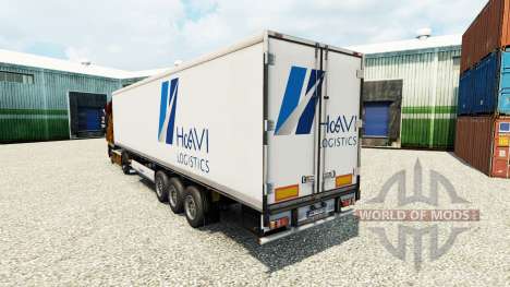 La piel HAVI Logistics semi-refrigerados para Euro Truck Simulator 2