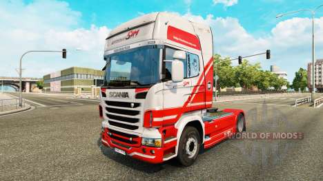 TruckSim de la piel para Scania camión para Euro Truck Simulator 2