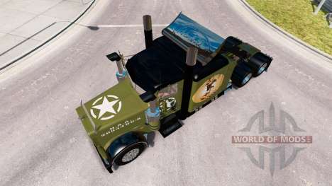 WW2 Estilo de la piel para el camión Peterbilt 3 para American Truck Simulator