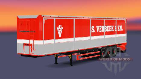 Bodex volquete semirremolque S. Verbeek y ZN. para Euro Truck Simulator 2