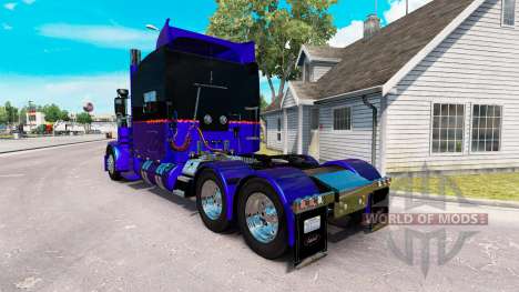 3 Metálicas de la piel para el camión Peterbilt  para American Truck Simulator