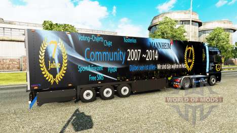 Semitrailer el refrigerador Schmitz DJ Charty para Euro Truck Simulator 2