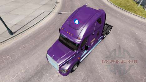 Скин Pacto de Transporte на Freightliner Cascadi para American Truck Simulator