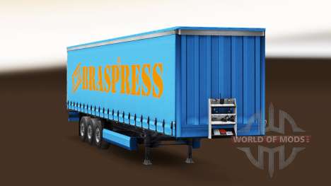 Braspress Transportes de la piel para el remolqu para Euro Truck Simulator 2