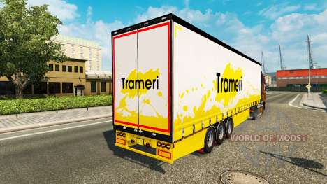 Cortina semirremolque Krone Trameri para Euro Truck Simulator 2