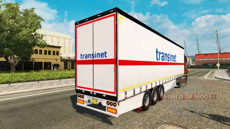 Cortina semirremolque Krone TransiNet para Euro Truck Simulator 2