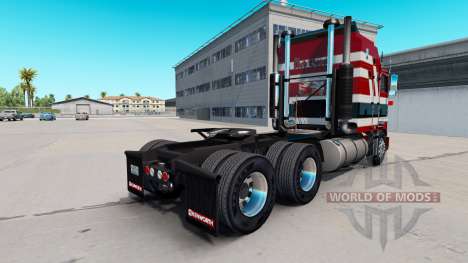 Barón rojo de la piel para Kenworth K100 camión para American Truck Simulator