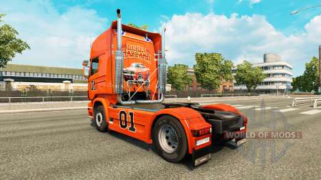 La piel de Hazzard v2.0 camión Scania para Euro Truck Simulator 2