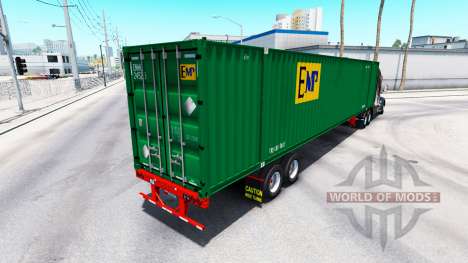 Semirremolque contenedor de EMP para American Truck Simulator