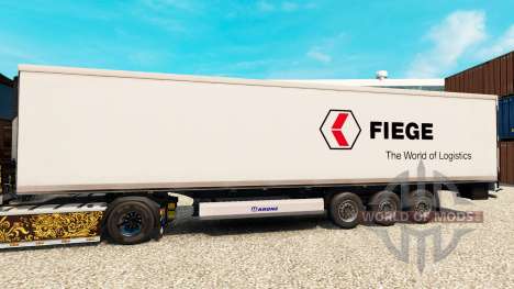 La piel Fiege Logistik para la semi-refrigerados para Euro Truck Simulator 2