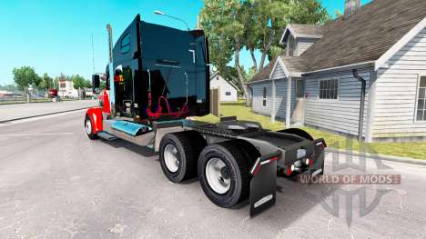 La piel CNTL en el camión Freightliner Coronado para American Truck Simulator