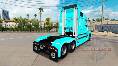 Fuego azul de la piel para Volvo VNL 670 camión para American Truck Simulator