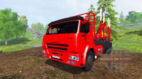 KamAZ-65117 6x4 [de madera] para Farming Simulator 2015
