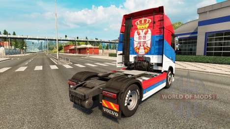 Serbia piel para camiones Volvo para Euro Truck Simulator 2