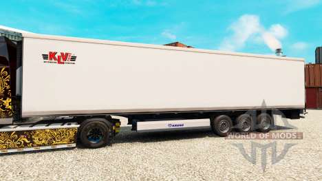 La piel KLV para la semi-refrigerados para Euro Truck Simulator 2