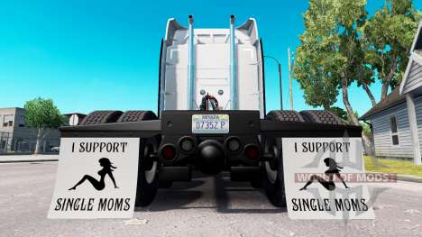 Guardabarros yo Apoyo a Madres Solteras v1.8 para American Truck Simulator