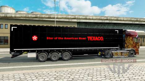 La piel de Texaco semi para Euro Truck Simulator 2