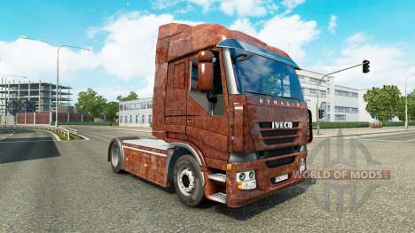 La piel Oxidado en el camión Iveco para Euro Truck Simulator 2
