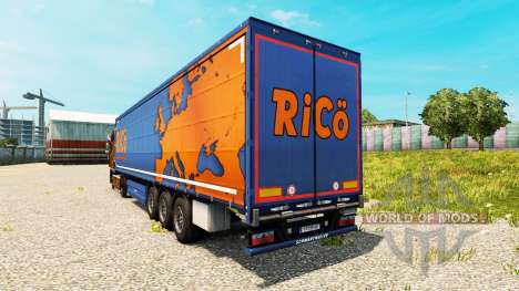La piel Rico en remolques para Euro Truck Simulator 2